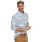 Men's Sonoma Goods For Life&trade; Slim-fit Poplin Stretch Button-down Shirt, Size: Small, White