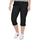 Juniors' Plus Size So&reg; Utility Capri Pants, Girl's, Size: 1xl, Black