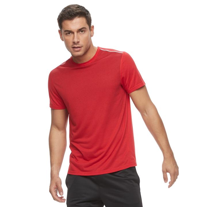 Big & Tall Tek Gear&reg; Cool Tek Performance Tee, Men's, Size: 3xl Tall, Med Red