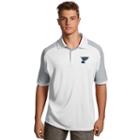 Men's Antigua St. Louis Blues Century Polo, Size: Large, White