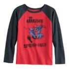 Boys 4-12 Jumping Beans&reg; Marvel Spider-man Raglan Graphic Tee, Size: 7, Dark Red