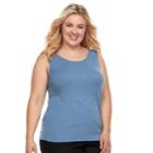 Plus Size Sonoma Goods For Life&trade; Layering Tank, Women's, Size: 3xl, Med Blue
