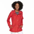 Women's D.e.t.a.i.l.s Radiance Hooded Lightweight Jacket, Size: Xl, Red