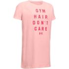 Girls 7-16 Under Armour Gym Hair Don't Care Short Sleeve Tee, Girl's, Size: Medium, Ovrfl Oth