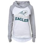 Girls 7-16 Philadelphia Eagles Fan Wave Hoodie, Size: L 14, White