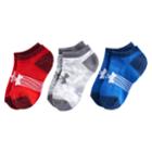 Boys 8-20 Under Armour Statement 3-pack No-show Socks, Size: 7-8.5, Blue