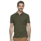 Men's Marc Anthony Luxury+ Solid Slim-fit Modal Polo, Size: Medium, Lt Green