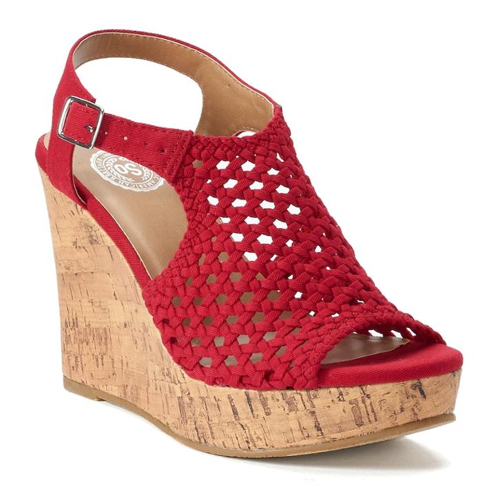 So&reg; Perch Women's Wedges, Size: Medium (9), Light Red