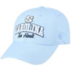 Adult Top Of The World North Carolina Tar Heels Advisor Adjustable Cap, Men's, Light Blue