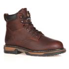 Rocky Ironclad Men's 6-in. Waterproof Steel Toe Work Boots, Size: 9 Wide, Brown
