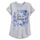 Girls 4-10 Jumping Beans&reg; Follow Your Dreams Slubbed Short-sleeved Tee, Size: 5, Med Grey