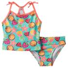 Girls 4-6x Freestyle Revolution Fruit & Starfish Tankini & Bottoms Swimsuit Set, Girl's, Size: 6, Ovrfl Oth