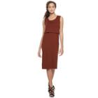 Women's Apt. 9&reg; Blouson Dress, Size: Medium, Med Brown