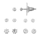 Lc Lauren Conrad Enchanted Simulated Crystal Stud Earring Set, Women's, Silver Tone