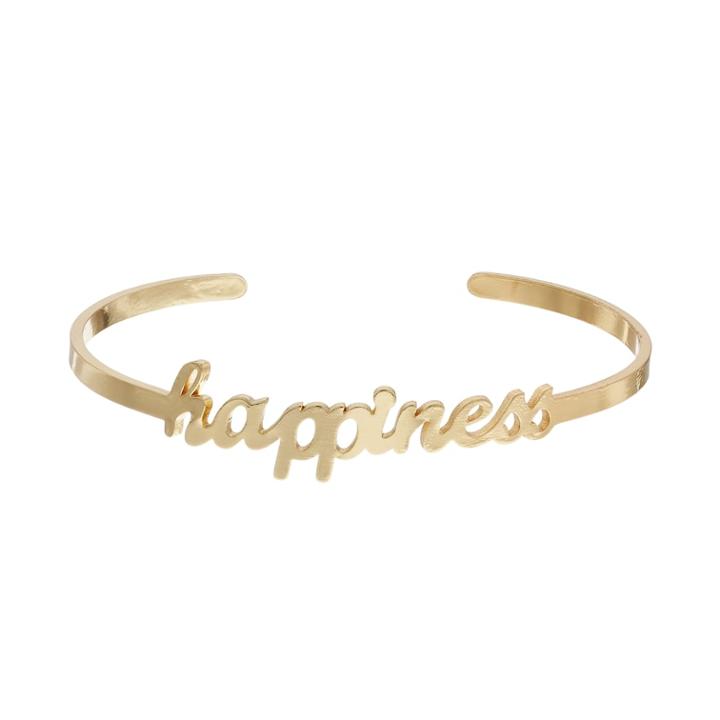 Happiness Cuff Bracelet, Women's, Gold