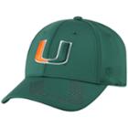 Adult Top Of The World Miami Hurricanes Pitted Memory-fit Cap, Men's, Dark Green