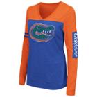 Women's Campus Heritage Florida Gators Distressed Graphic Tee, Size: Large, Dark Blue