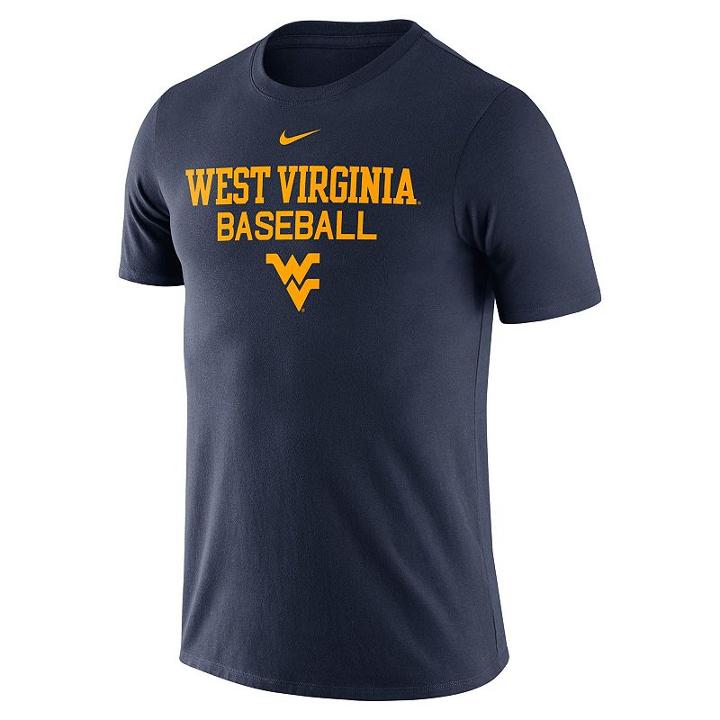 Men's Nike West Virginia Mountaineers Baseball Tee, Size: Xxl, Ovrfl Oth