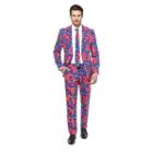 Men's Opposuits Slim-fit Fresh Prince Suit & Tie Set, Size: 50 - Regular, Ovrfl Oth