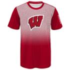 Boys 8-20 Wisconsin Badgers Bitmapped Dri-tek Tee, Size: M 10-12, Red