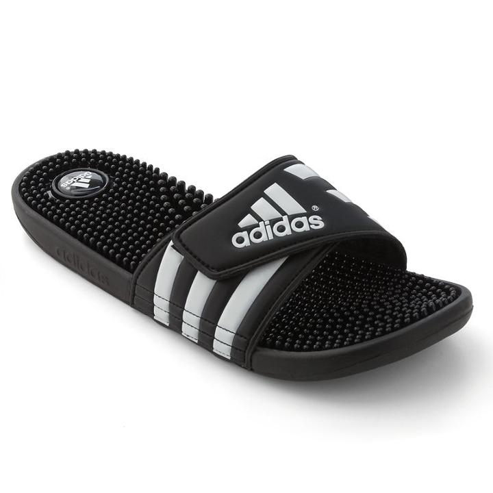 Adidas Adissage Men's Sandals, Size: 12, Black