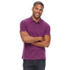 Men's Apt. 9&reg; Regular-fit Soft Touch Stretch Interlock Polo, Size: Small, Drk Purple