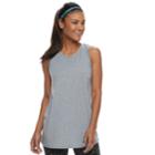 Women's Tek Gear&reg; Cross Back Tank, Size: Small, Med Grey