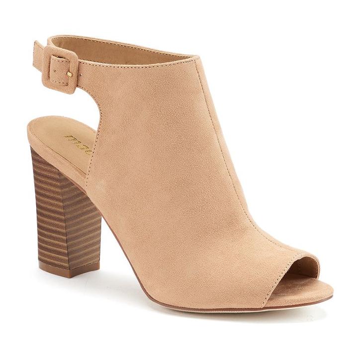 Madden Nyc Brogann Women's Dress Heels, Girl's, Size: Medium (9.5), Med Beige