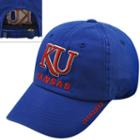 Adult Top Of The World Kansas Jayhawks Undefeated Adjustable Cap, Med Blue