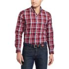 Big & Tall Chaps Classic-fit Stretch Poplin Button-down Shirt, Men's, Size: Xxl Tall, Red