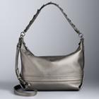 Simply Vera Vera Wang Lorimer O-ring Shoulder Bag, Women's, Dark Grey