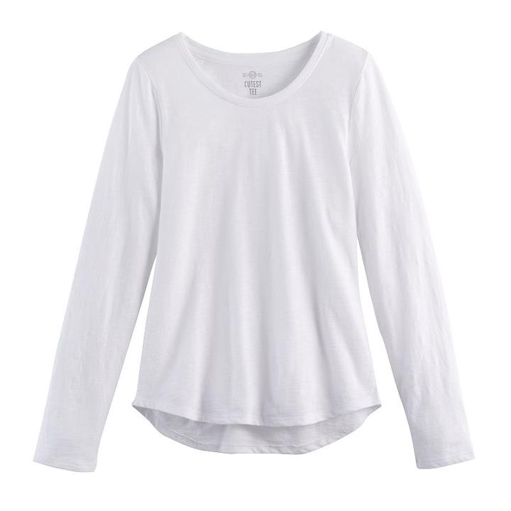 Girls 7-16 & Plus Size So&reg; Core Tee, Size: 7-8, White