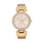 Journee Collection Women's Crystal Starfish Watch, Size: Medium, Brown