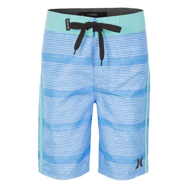 Boys 4-7 Hurley Shoreline Striped Board Shorts, Size: 6, Turquoise/blue (turq/aqua)