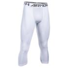 Men's Under Armour 3/4-length Leggings, Size: Medium, White