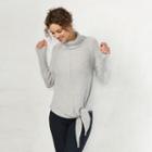 Women's Lc Lauren Conrad Side-tie Turtleneck Sweater, Size: Xl, Grey Other