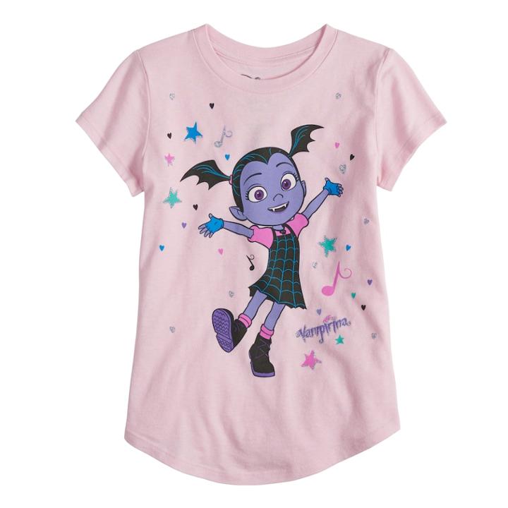 Girls 4-10 Jumping Beans&reg; Vampirina Graphic Tee, Size: 10, Pink