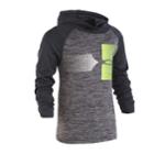 Boys 4-7 Under Armour Hooded Twist Graphic Top, Size: 7, Black