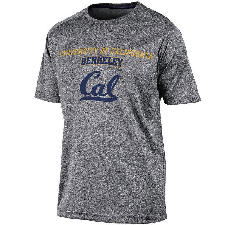 Men's Champion Cal Golden Bears Heathered Tee, Size: Medium, Grey