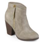 Journee Collection Jolie Women's High Heel Ankle Boots, Size: 7.5, Natural