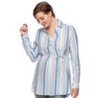 Maternity A:glow Essential Shirt, Women's, Size: Xxl-mat, Med Blue