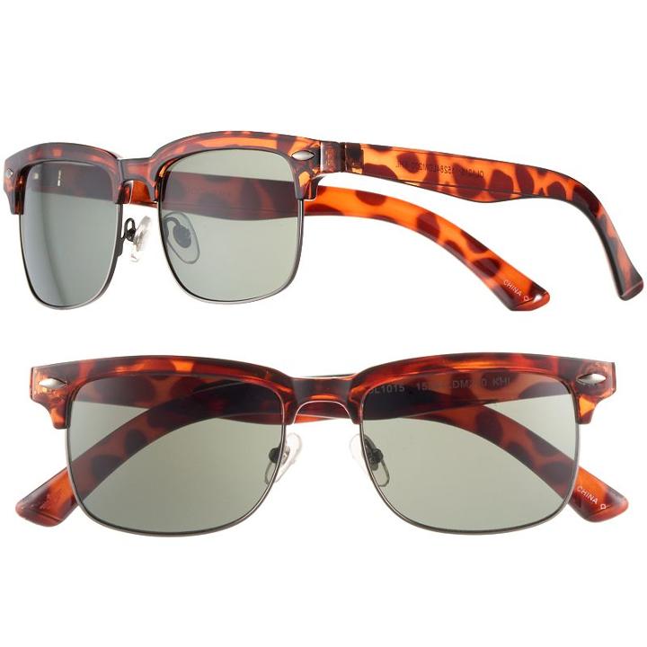 Men's Dockers Clubmaster Sunglasses, Multicolor