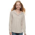 Women's Sonoma Goods For Life&trade; Soft Touch Hoodie, Size: Small, Lt Beige