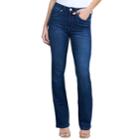 Women's Seven7 Rocker Midrise Slim Bootcut Jeans, Size: 12, Blue