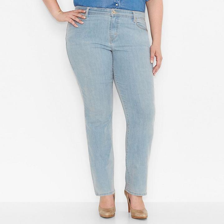 Plus Size Levi's&reg; 580 Straight-leg Jeans, Women's, Size: 18 - Regular, Blue
