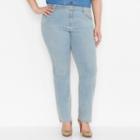 Plus Size Levi's&reg; 580 Straight-leg Jeans, Women's, Size: 18 - Regular, Blue