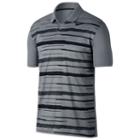 Men's Nike Essential Regular-fit Dri-fit Striped Performance Golf Polo, Size: Xxl, Grey Other