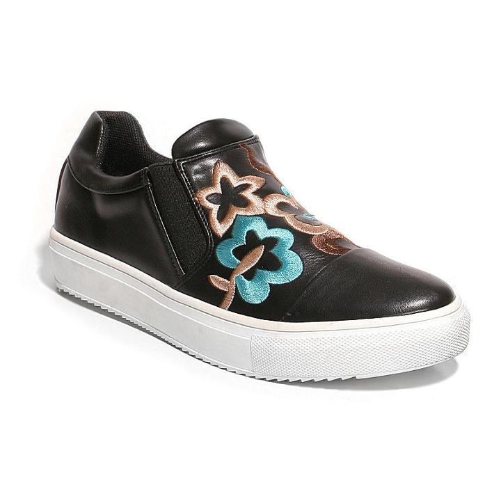 2 Lips Too Too Emily Women's Platform Slip-on Sneakers, Size: 7, Blue