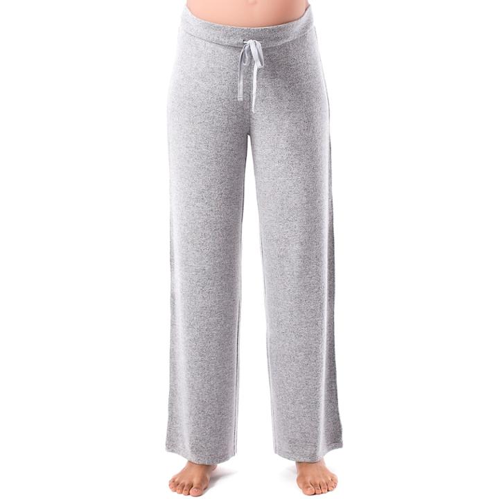 Maternity Pip & Vine By Rosie Pope Full Belly Panel Lounge Pants, Women's, Size: S-mat, Grey