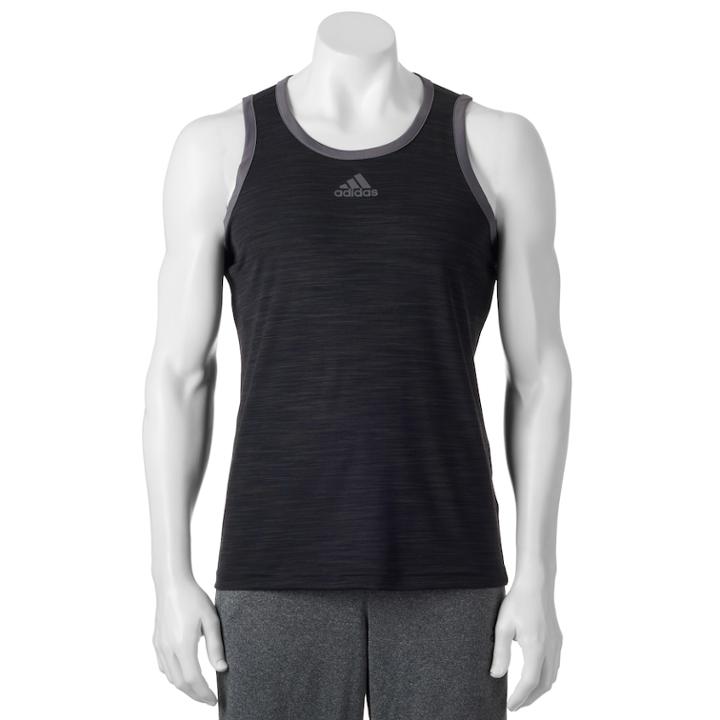 Men's Adidas Performance Tank Top, Size: Medium, Black
